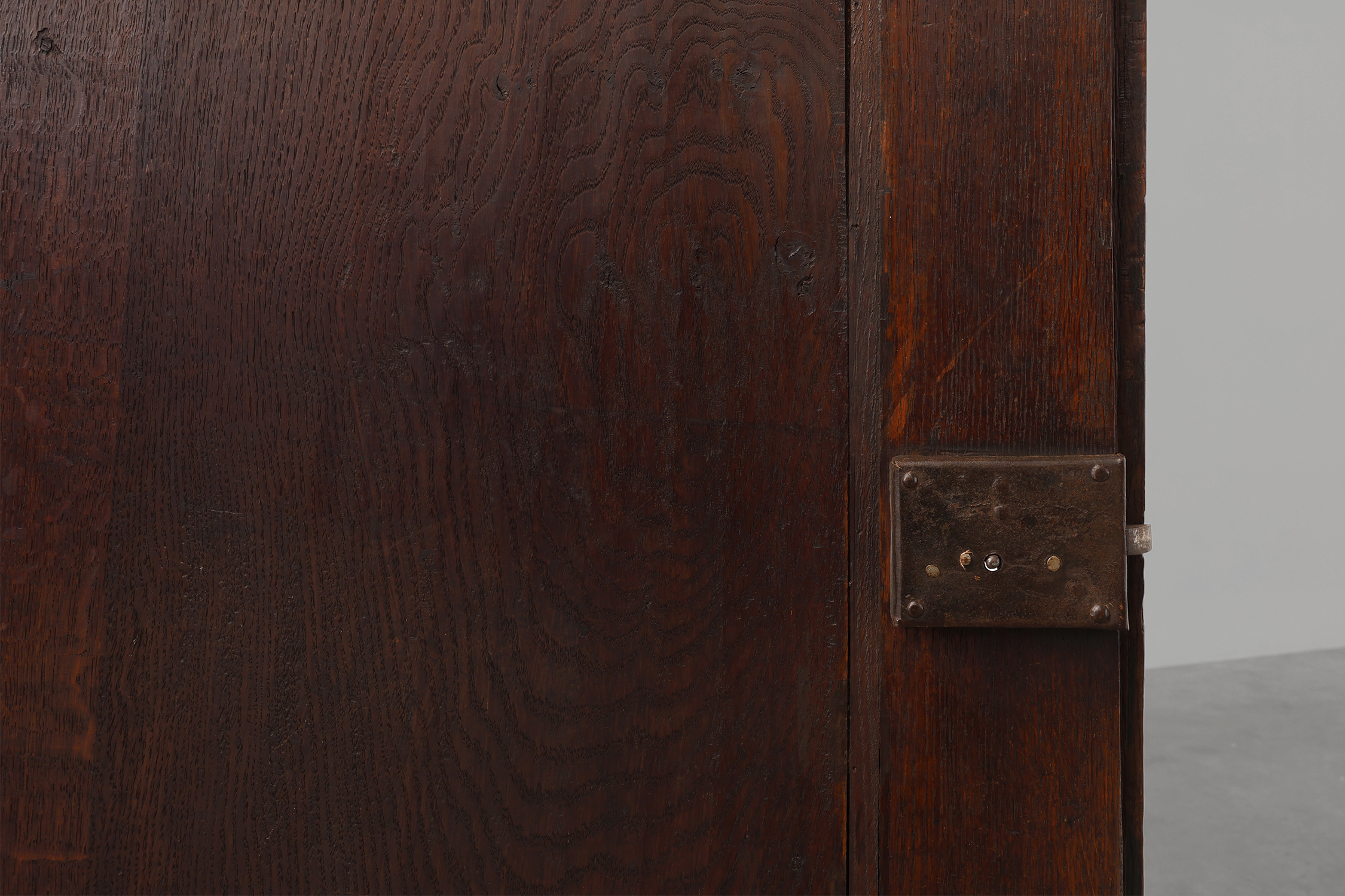 French 16th Century Antique oak hand carved wardrobe thumbnail